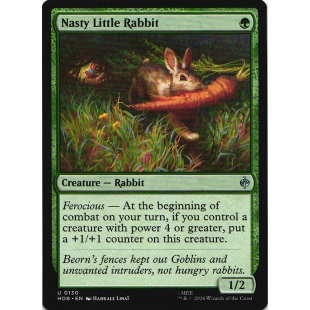 Nasty Little Rabbit #130 Magic The Hobbit